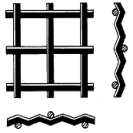 Сетка сложно-рифленая 65х65 